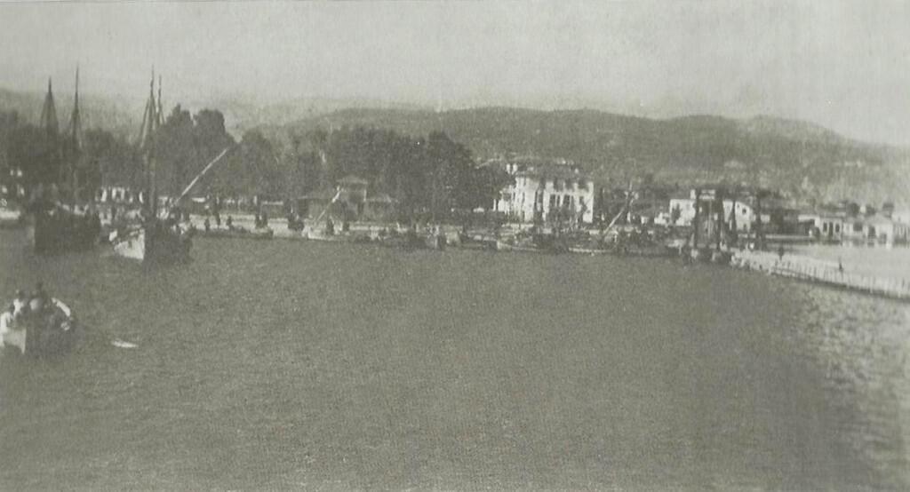 παραλιακῆ  ζῶνη της Λευκάδας, ἀπό τὀ 1908